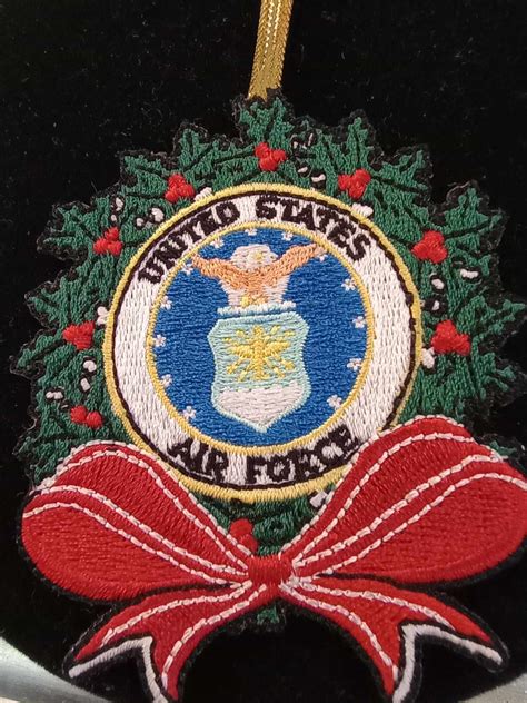 Embroidered Air Force Christmas Ornament - Regimental Quartermaster