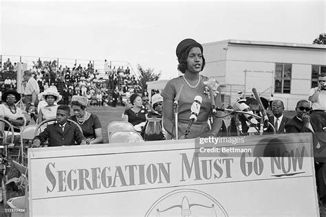 Mrs Medgar Evers Widow Of The Slain Integrationist Leader Is Shown News Photo Getty Images