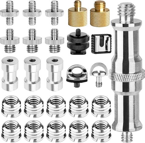 Camera Mount Adapter Hot Shoe Adapter Mount Adapter Set For Tripod Monopod Quick Release Plate