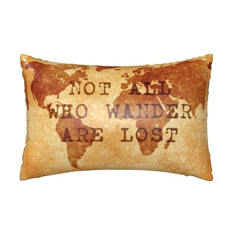 Bingfone Not All Those Who Wander Are Lost2 Print Satin Pillowcase For