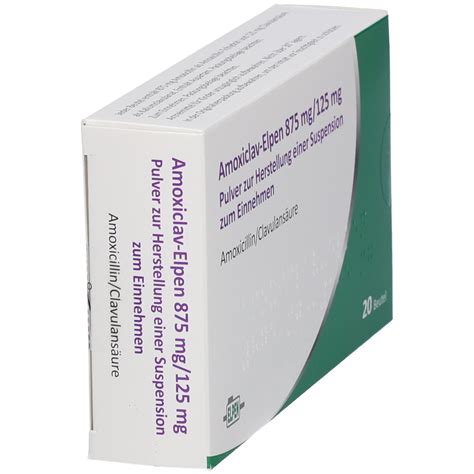 Amoxiclav Elpen 875 Mg 125 Mg 20 St Mit Dem E Rezept Kaufen Shop Apotheke