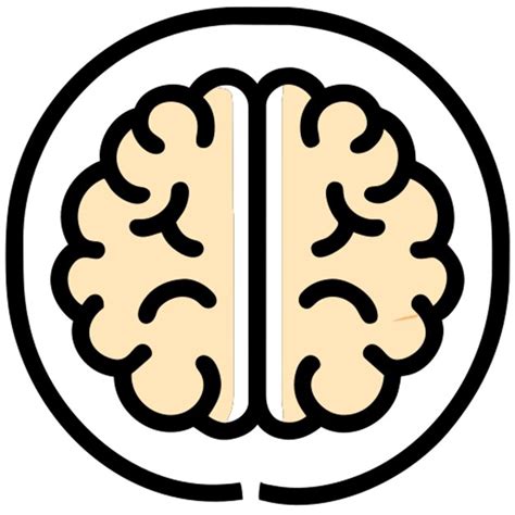 El Icono Del Cerebro Vector Premium