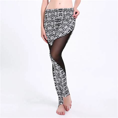 Jessingshow Sexy Mesh Patchwork Leggings Women Fitness Femme Leggings