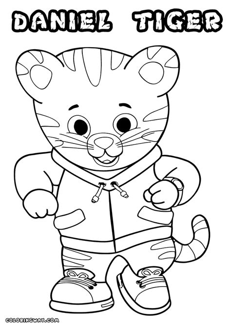 Daniel Tiger Coloring Page - Coloring Home