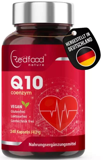 COENZYM Q10 HOCHDOSIERT 100mg Tagesportion 240 Kapseln für 8 Monate