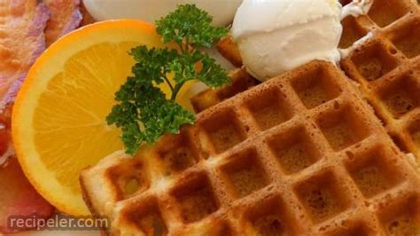 Easy Malted Waffles