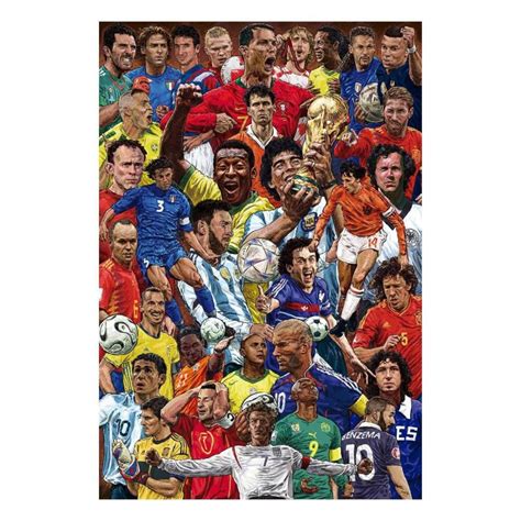 Poster Leyendas Del Futbol Football Legends Erikstore