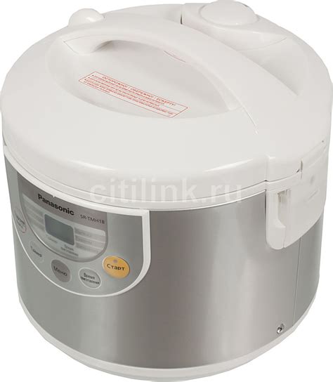 Мультиварка PANASONIC SR-TMH18LTW, 670Вт, белый/серебристый ...