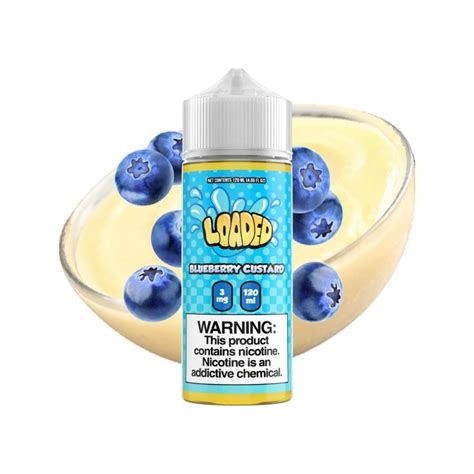 Loaded Blueberry Custard 120ml Guayaco Vape