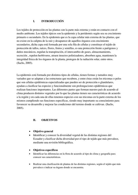 SOLUTION Tarea 2 Revisi N Bibliogr Fica Especies Vegetales Por