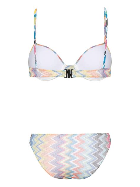 Missoni Carioca Micro Chevron Bikini Set Farfetch