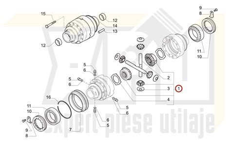 Kit Diferential 66155 Piese Utilaje Constructii Si Agricole