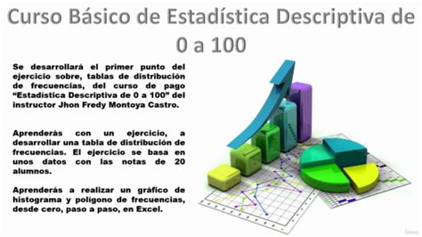 Curso Básico de Estadística Descriptiva Free course