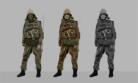 Artstation Concept Of Soviet Soldier War In Chechnya