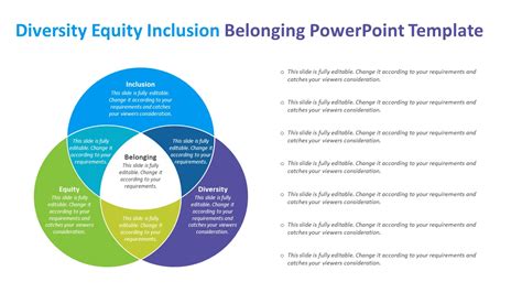 Diversity Equity Inclusion Belonging PowerPoint Template | PPT Templates