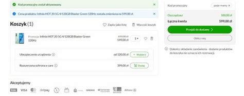 Infinix Hot 20 5G za 599 zł z x kom to tani telefon idealny