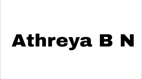 Athreya B N Live Stream YouTube