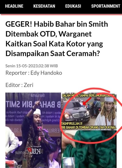 Manto On Twitter Bahar Smith Ditembak Oleh Orang Tak Dikenal Pada