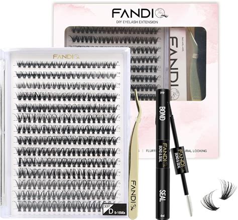 DIY Lashes Extension Kit 280PCS 30D Cluster Eyelash Extensions Kit With