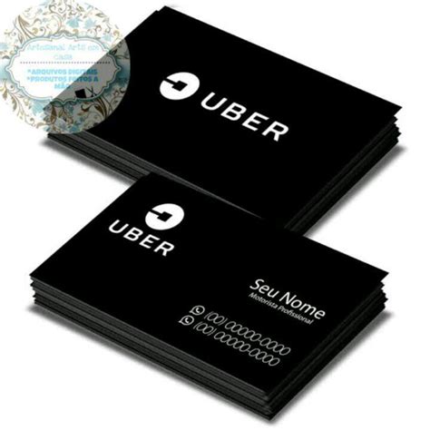 Cart O De Visita Uber Digital Elo Produtos Especiais