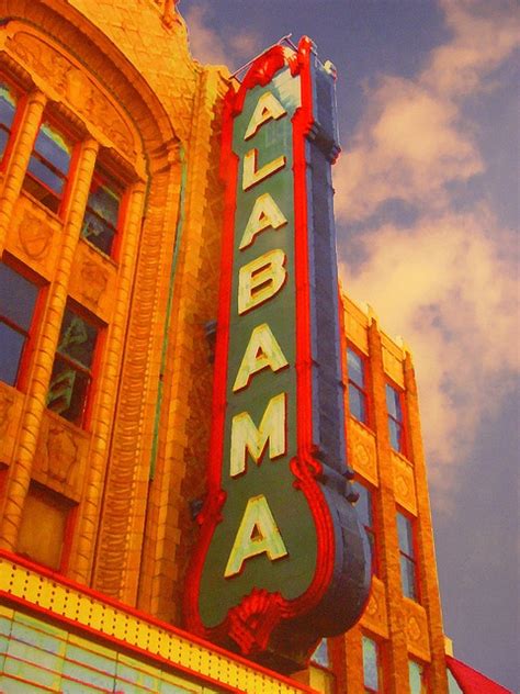 Alabama Theatre - vintage theatre sign by HomewoodPix, via Flickr | Vintage theatre, Theatre ...