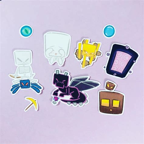 Minecraft Stickers - Etsy