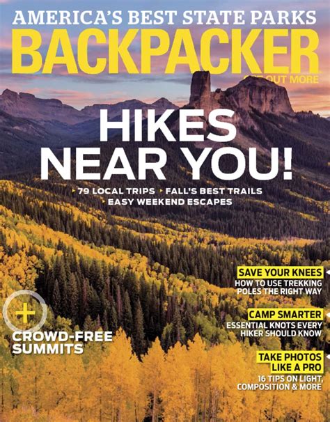 Backpacker Magazine Backpacking At Its Finest DiscountMags