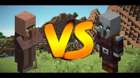 Villager Vs Pillager War Minecraft Youtube