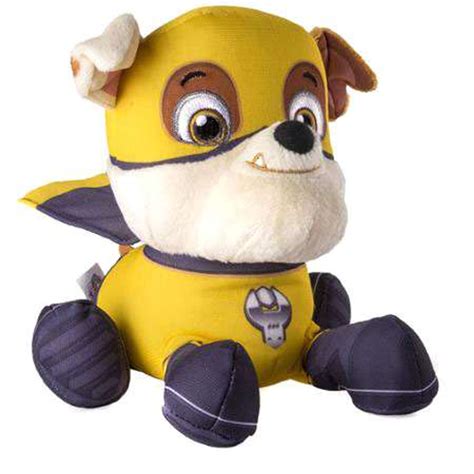 Paw Patrol Super Pups Pup Pals Rubble Exclusive 8 Plush Spin Master ...