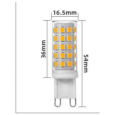 G9 LED Blanc Chaud G9 Ampoule LED 3W Équivalent à 28W 33W 40W