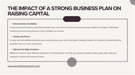 PPT Raising Capital The Importance Of A Strong Business Plan SA