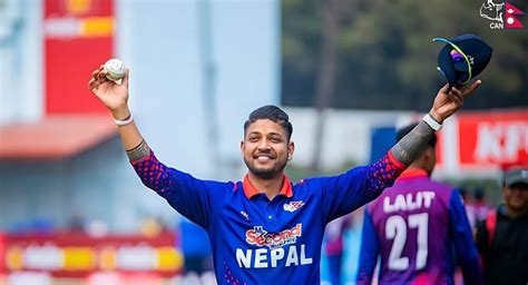 Third Success For Nepal Sandeep Took The Wicket English Makalukhabar