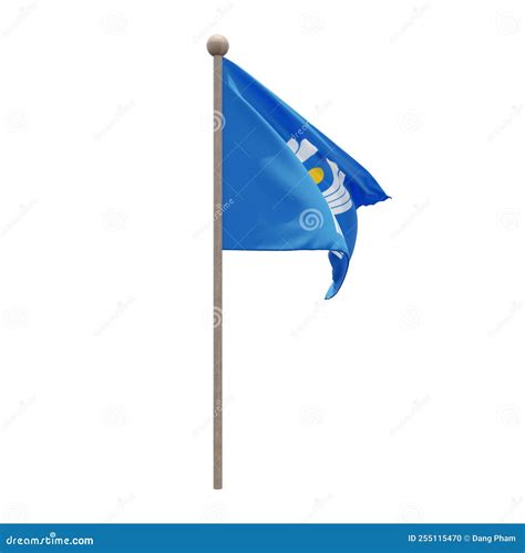 Commonwealth 3d Of 3d Independent 3d States 3d Flagpole Stock