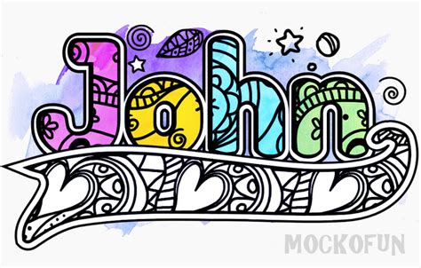 Cute Doodle Art With Name