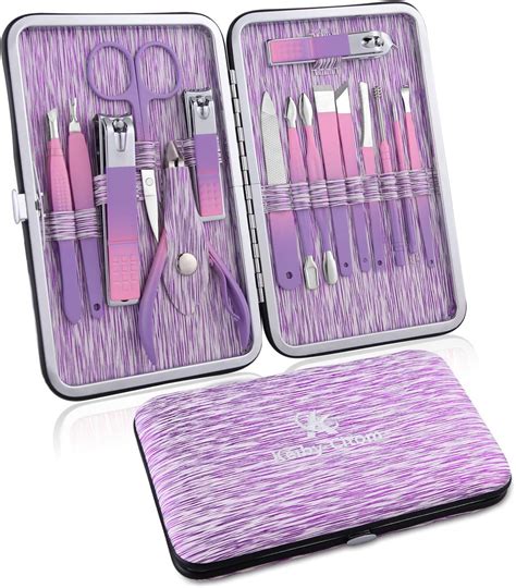 Kit De Manucure Professionnel Coupe Ongle Trousse Manucure Pedicure