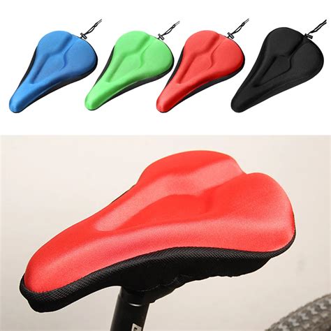 New 3D Silicone And Gel Pad Soft Thickened Bike Bicycle Saddle Covers