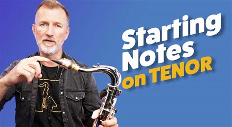 Tonguing For Tenor Sax Beginners Mcgill Music Sax School Online