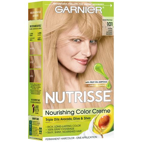 Garnier Nutrisse Nourishing Color Creme Light Buttery Blonde Shop