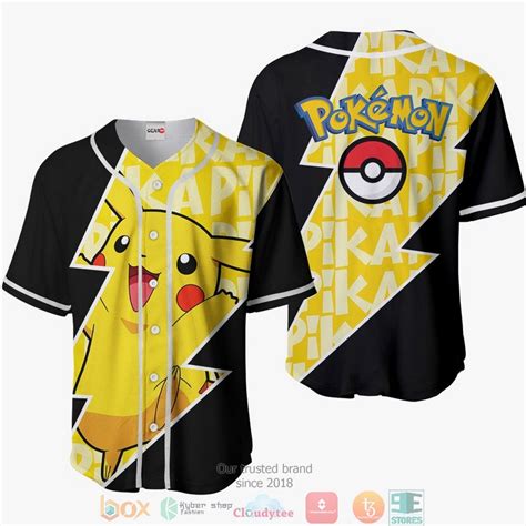 Pikachu Pokemon Baseball Jersey Shirt Hot Sale 2025