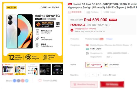 Realme 10 Pro Dapat Potongan Harga HP Mid Range Dengan Fitur Flagship