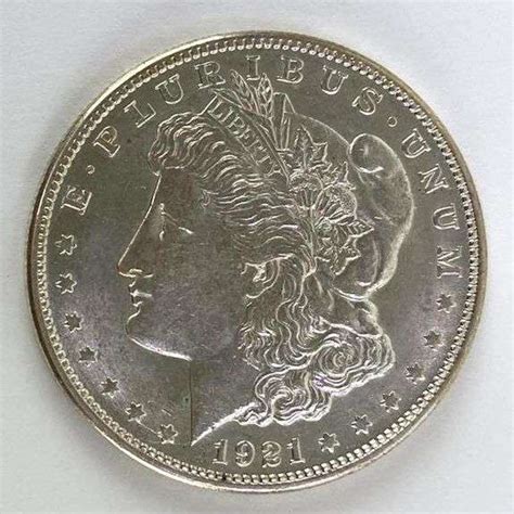 1921 S Morgan Silver Dollar Matthew Bullock Auctioneers