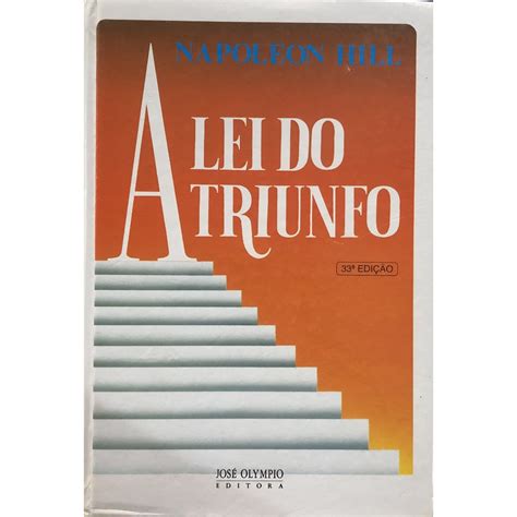 Livro A Lei Do Triunfo Napoleon Hill Shopee Brasil