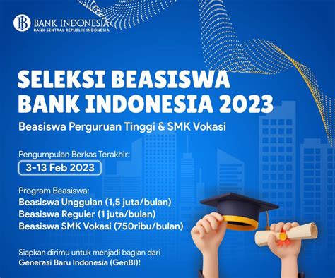 Beasiswa Bank Indonesia 2023 AtmaGo