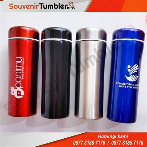 Souvenir Tumbler Botol Minum Stainless Kode BT 28 Custom Promosi