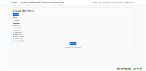 Laravel 11 User Roles And Permissions Tutorial ItSolutionStuff