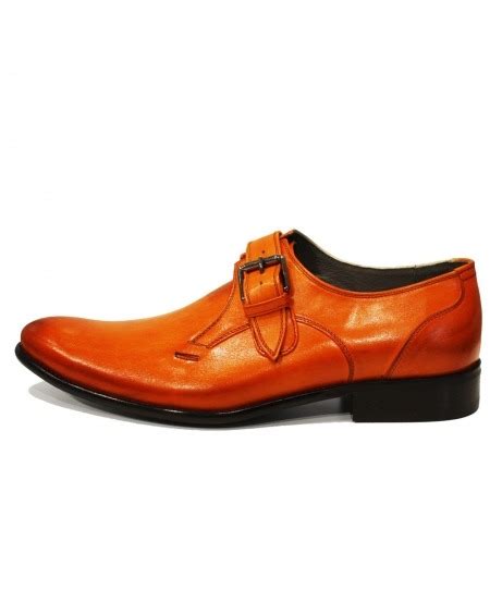 Mens Orange Dress Shoes