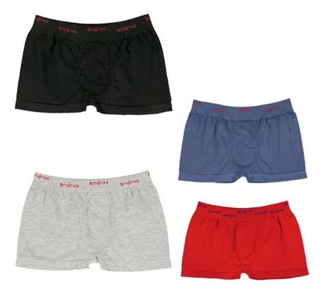 Pack X3 Andros Boxer Algodon Liso Niño Sin Costura Art 5505 MercadoLibre