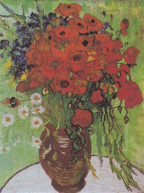 Solve Vincent Van Gogh Deutsch Vase Mit Kornblumen Und Klatschmohn