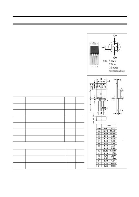 IRF640 Datasheet 1 2 Pages ISC Isc N Channel MOSFET Transistor