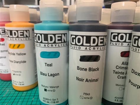 Golden Fluid Acrylics 4 Oz NEW - Etsy